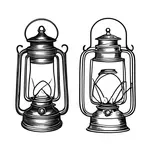 old-fashioned lantern image